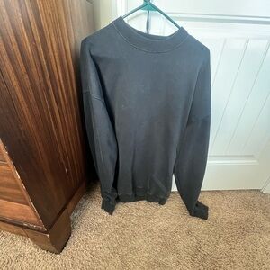 Abercrombie & Fitch Men's Dark Gray Crewneck Sweater